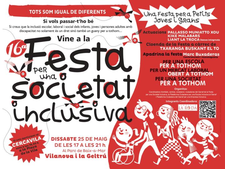 Festa Plataforma Ciutadana per a una Societat Inclusiva al Garraf