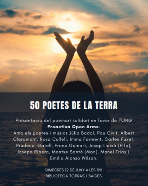 50 poetes de la terra. Presentació a Vilafranca del llibre de poesia solidari