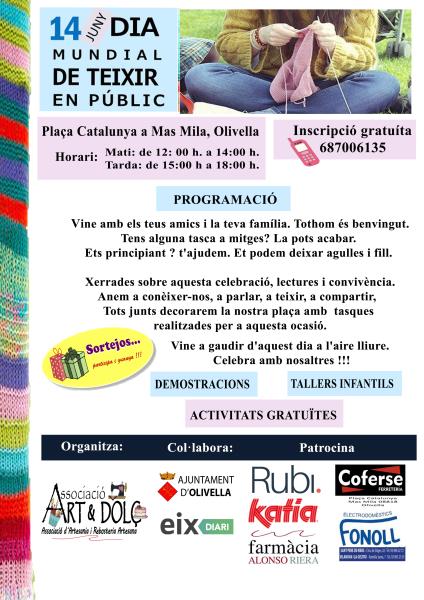 Dia Mundial de Teixir en públic a Olivella