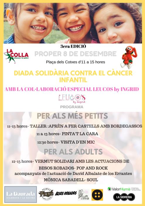 3a Diada solidària contra el càncer infantil a Vilanova