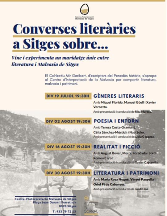 Converses literàries a Sitges