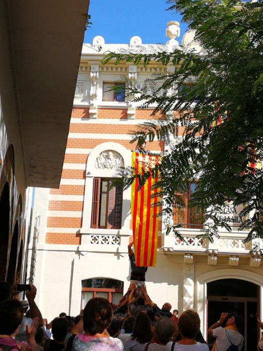 Diada de l'11 de setembre a Sant Pere de Ribes