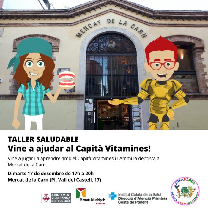 El Capità Vitamines va al Mercat de la Carn