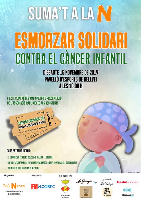 Esmorzar solidari contra el càncer infantil a Bellvei