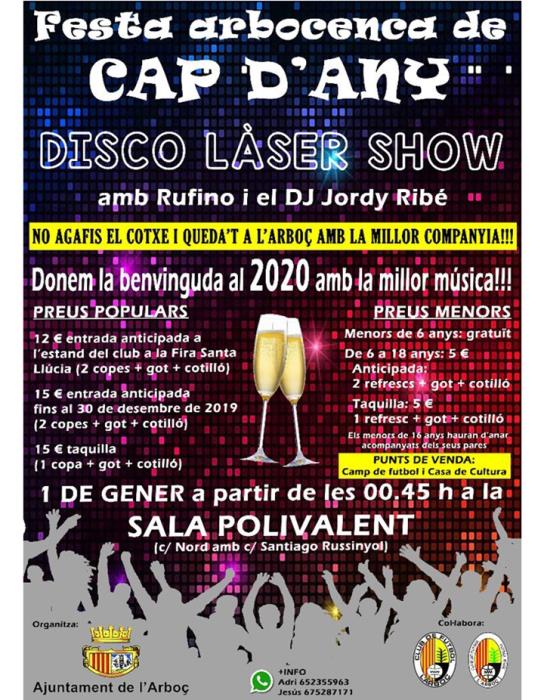 Festa de Cap d’Any a l'Arboç
