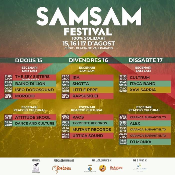 Festival solidari Sam Sam de Cunit