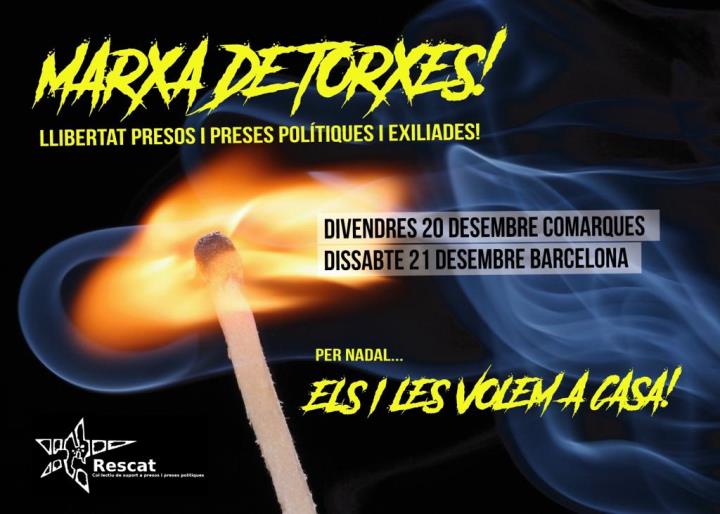 Marxa de torxes a Vilanova