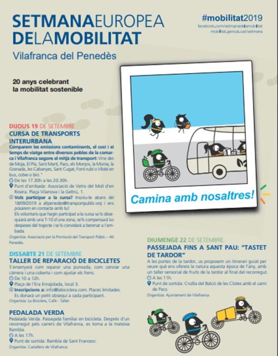 Setmana Europea de la Mobilitat a Vilafranca