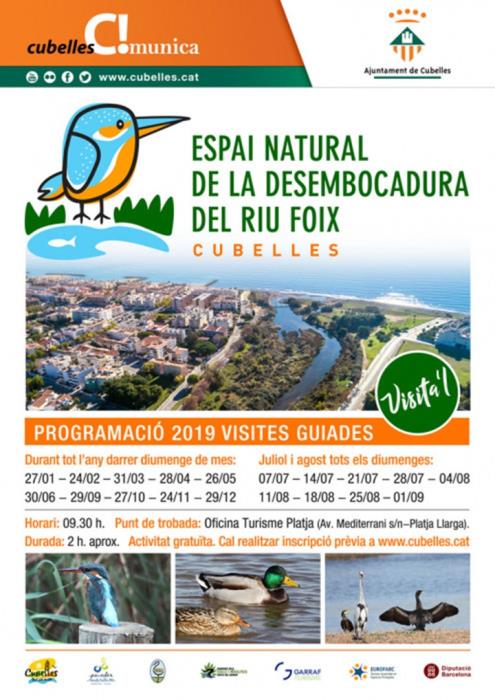 Visita guiada a l'espai natural desembocadura Foix