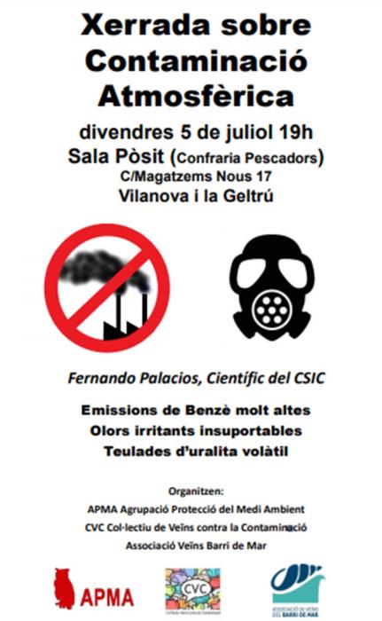 Xerrada sobre Contaminació Atmosfèrica