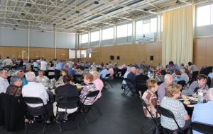 Al voltant de 300 persones participen en la Festa de la Gent Gran de Sant Martí Sarroca