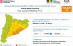 Alerta del Pla INUNCAT per les precipitacions previstes al litoral i prelitoral central a partir de la nit. EIX