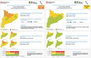 Alerta per un episodi de fort vent dilluns i dimarts arreu de Catalunya. EIX