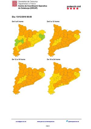 Alerta per una ventada general arreu del territori. EIX