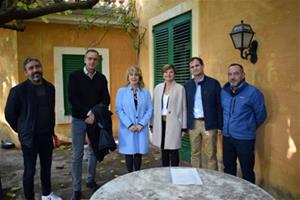 Arrenquen les obres de la il·luminació i el reg dels jardins de Can Travé de Cubelles. Ajuntament de Cubelles