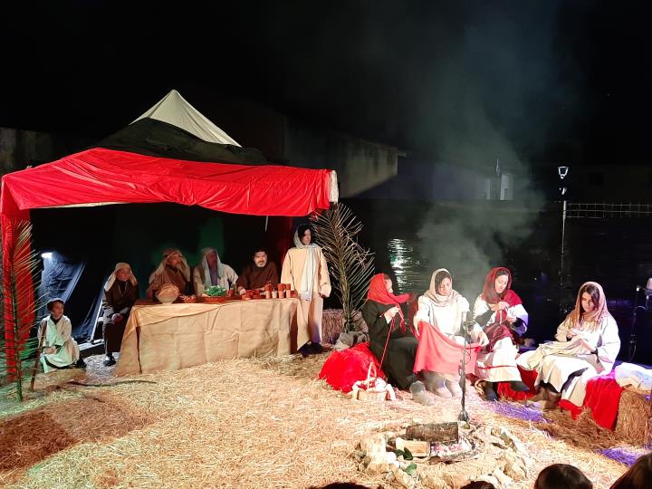 Canyelles reviu el naixement de Jesús amb un pessebre vivent de 200 figurants. Ajuntament de Canyelles