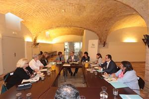 Carles Ruiz participa al Consell d’Alcaldies del Garraf i visita Sant Pere de Ribes