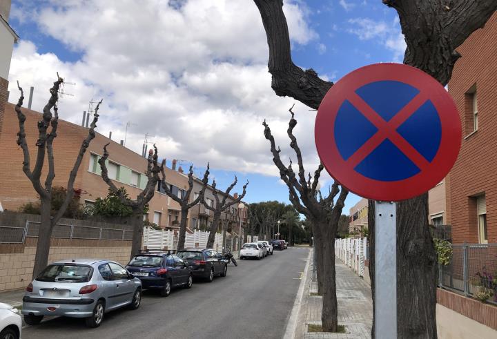 Carrer Gaspar d'Avinyó. Eix