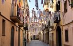 Carrers guarnits al centre de Vilanova. Eix