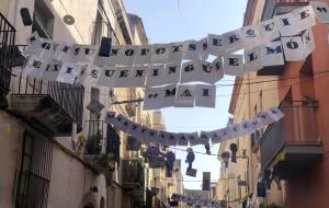 Carrers guarnits al centre de Vilanova