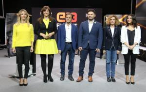 Cayetana Álvarez de Toledo (PPC), Laura Borràs (JxCat), Jaume Asens (ECP), Gabriel Rufián (ERC), Meritxell Batet (PSC), i Inés Arrimadas (Cs). ACN