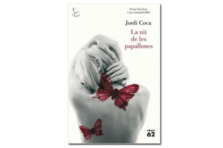 Coberta de 'La nit de les papallones' de Jordi Coca. Eix