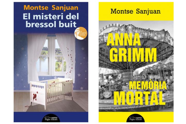 Cobertes dels llibres de Montse Sanjuan. Eix
