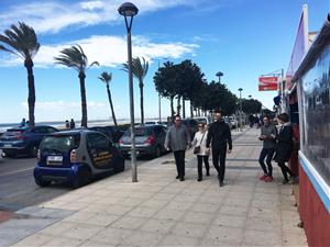 Comencen les obres de la vorera nord del passeig Marítim a Segur de Calafell. Ajuntament de Calafell