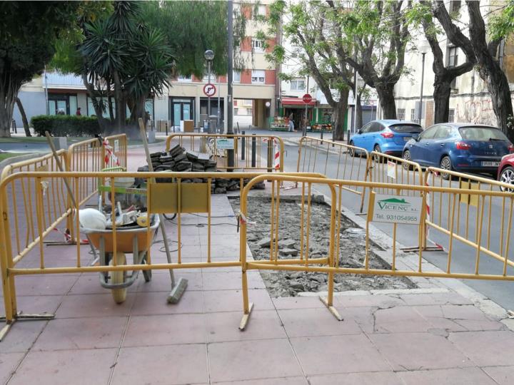 Comencen les obres de pacificació del carrer de la Llibertat, a Vilanova i la Geltrú. Ajuntament de Vilanova