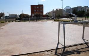 Comencen les obres de reforma del parc de Santa Maria, a Cubelles, tot i l'oposició d'alguns veïns. Ajuntament de Cubelles