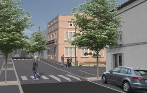 Comencen les obres de reurbanització del carrer de l'Estació, a La Granada. Ajuntament de La Granada