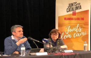 Conferència de Ramir de Porrata al Foment Vilanoví. Eix