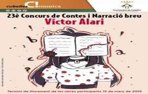 Convoquen la 23a edició del concurs de contes Víctor Alari de Cubelles. EIX