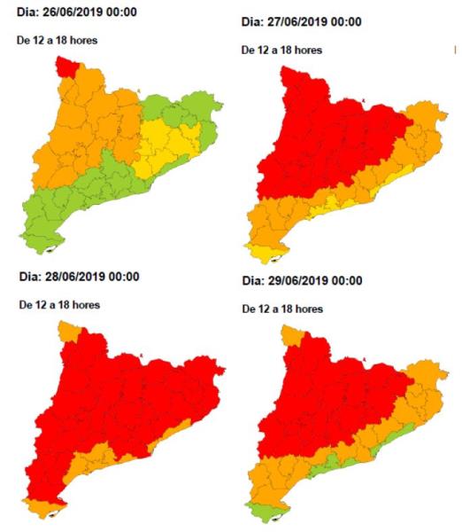 Crida a la màxima prudència i col·laboració per l'onada de calor i el risc d'incendis. EIX