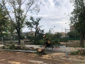 Destrosses al carrer, inundacions i despreniments per la tempesta que ha escombrat el Garraf i Baix Penedès aquesta nit