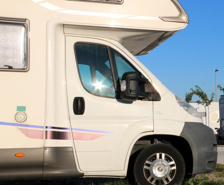 Detall d'una autocaravana. EIX