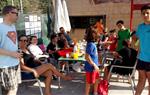Dinar de comiat de l'escola de rugbi Nova Olivella. Eix
