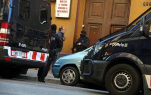 Dos dels agents que participen en l'operatiu antiterrorista a Barcelona i Igualada el 15 de gener del 2019