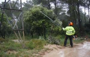 Drons, helicòpters i làser, tecnologia essencial per evitar incendis a les línies forestals. Endesa