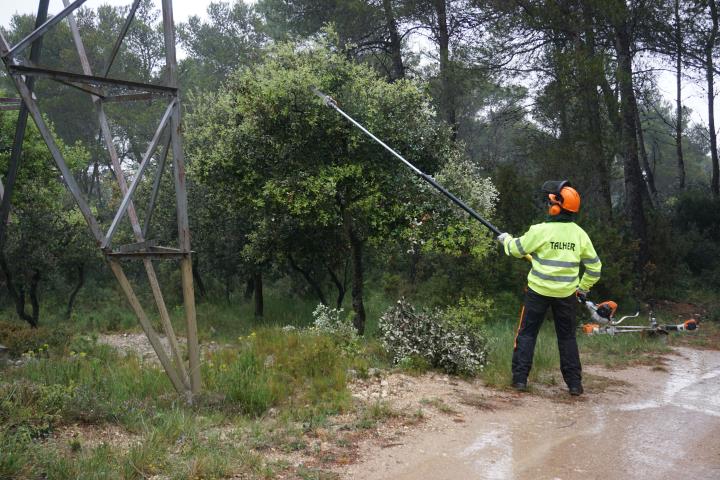 Drons, helicòpters i làser, tecnologia essencial per evitar incendis a les línies forestals. Endesa