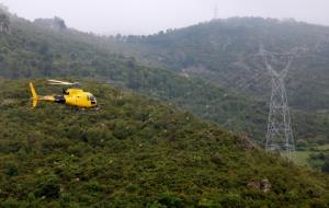 Drons, helicòpters i làser, tecnologia essencial per evitar incendis a les línies forestals
