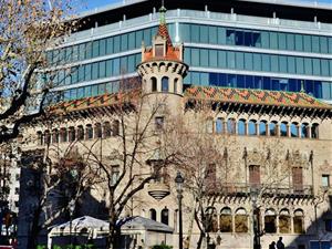 Edifici de la Diputació de Barcelona. Eix