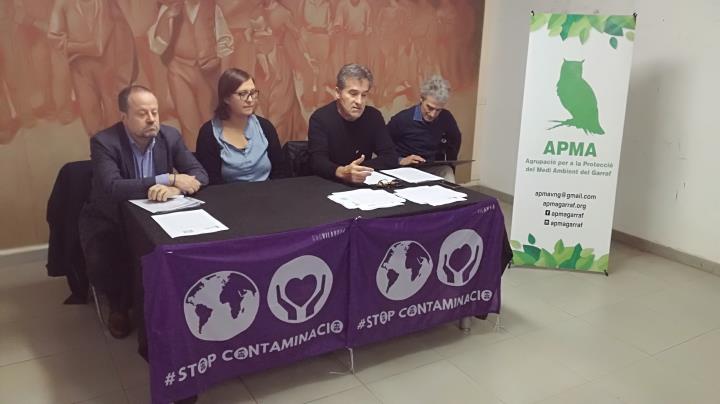 El Col·lectiu de Veïns contra la Contaminació i l'APMA porten el cas de Componentes Vilanova a la Fiscalia. Jordi Lleó