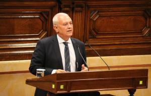 El diputat del PPC Santi Rodríguez, intervé al Parlament el 9 d'octubre de 2018 . ACN
