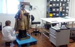 El laboratori del museu VINSEUM restaura sant Fèlix. Vinseum
