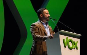 El líder de Vox, Santiago Abascal, en una fotografia d'arxiu. VOX
