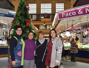 El Mercat del Centre posa en marxa la campanya de Nadal. Marta González