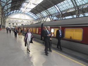 El Museu del Ferrocarril, primer escenari de la cimera europea de viatgers per ferrocarril que presideix Renfe. Museu de Ferrocarril 