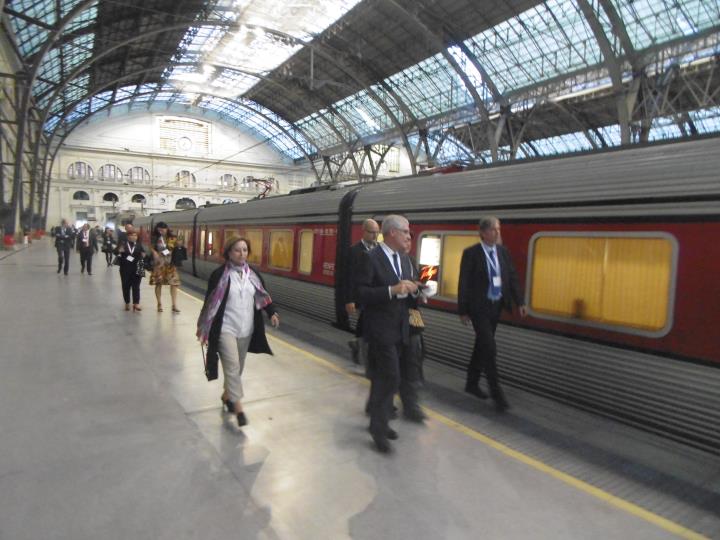 El Museu del Ferrocarril, primer escenari de la cimera europea de viatgers per ferrocarril que presideix Renfe. Museu de Ferrocarril 