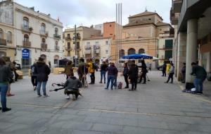 El nucli antic de Vilanova acull el rodatge del més nou de Captain Tsubasa, els populars Oliver i Benji